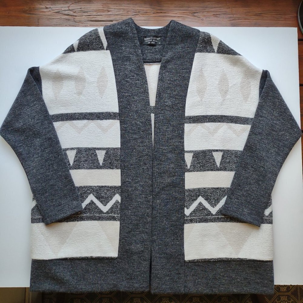 Haris Cotton Cardigan Luxe Collection Greece Small Travel Timeless Cabin Capsule - Picture 7 of 7